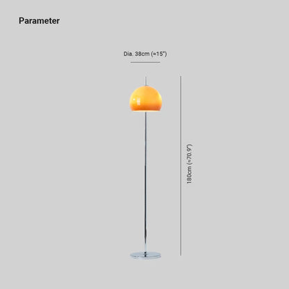 Mira Sunset Dome Glas-Stehlampe