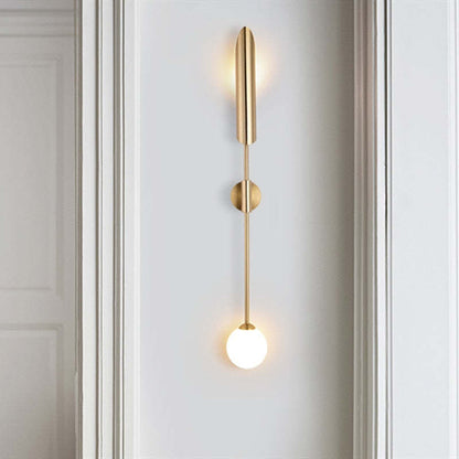 Phira Luxury Double-head Golden Scabbard Wall Lamp