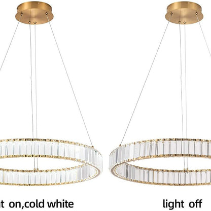 Kristy Elegant Round Crystal Chandelier, Clear