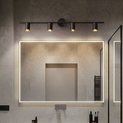Griv Modern Cylinder Rotatable Spotlight Wall Lamp Brass