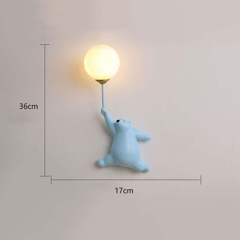 Applique Murale Liseuse Ourson Ballon