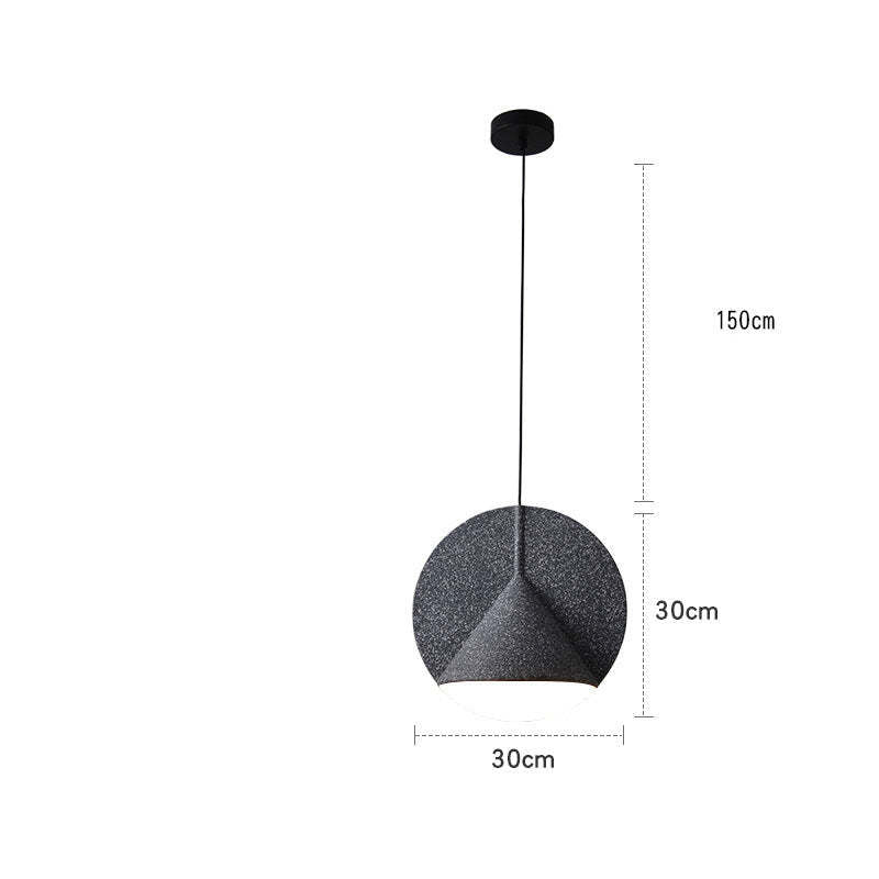 Lampe suspendue à abat-jour coloré à LED moderne Arisha