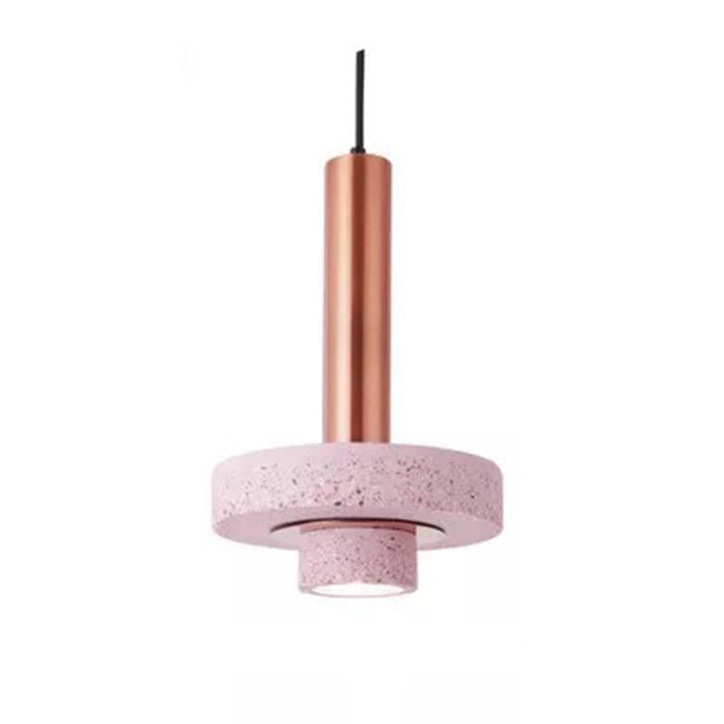Arisha moderne bunte LED-Pendelleuchte im Art-Deco-Stil, Terrazzo
