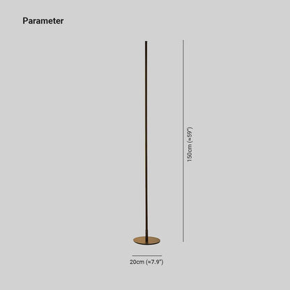 Mira Modern Minimalist Linear Floor Lamp