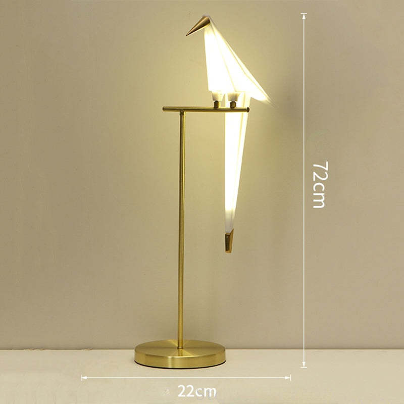 Clifford Nordic Bird Tisch-/Stehlampe, Gold, 1/2/3 Licht