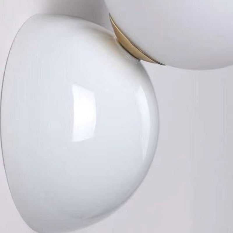 Applique d'intérieur LED moderne Valentina noir blanc métal salon