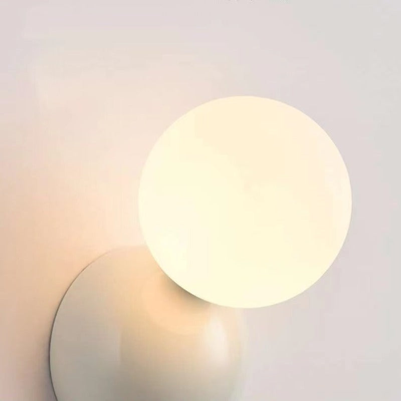 Applique d'intérieur LED moderne Valentina noir blanc métal salon