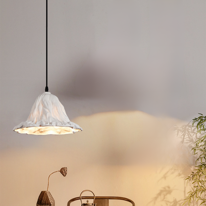 Ritta Art Lotus Leaf LED Pendant Light Resin Dining Room