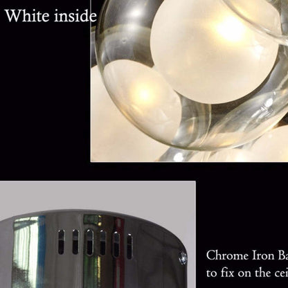 Lampe à suspension moderne à bulles Valentina, 5 styles