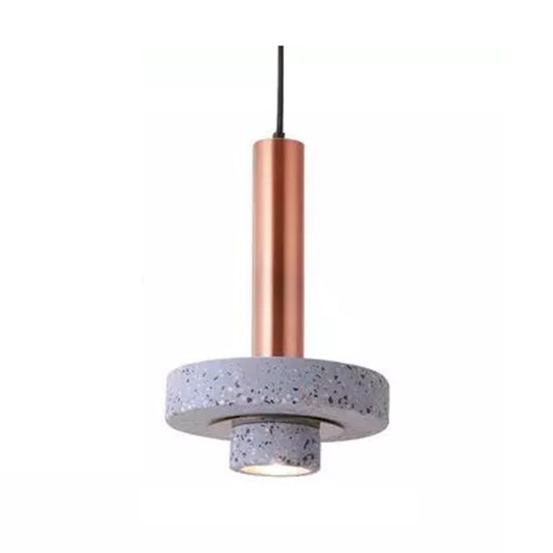 Arisha moderne bunte LED-Pendelleuchte im Art-Deco-Stil, Terrazzo