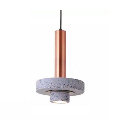 Arisha moderne bunte LED-Pendelleuchte im Art-Deco-Stil, Terrazzo