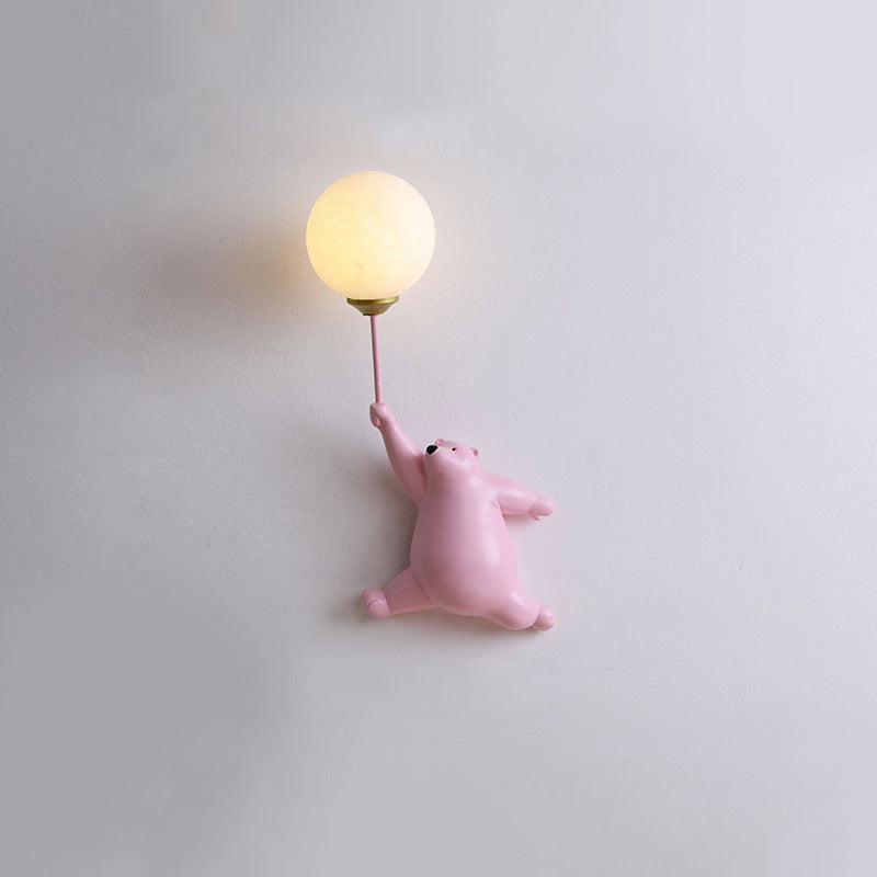 Applique Murale Liseuse Ourson Ballon