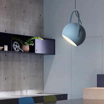 Aira Colorful Art Deco Pendant Light, Spherical,  Bedroom