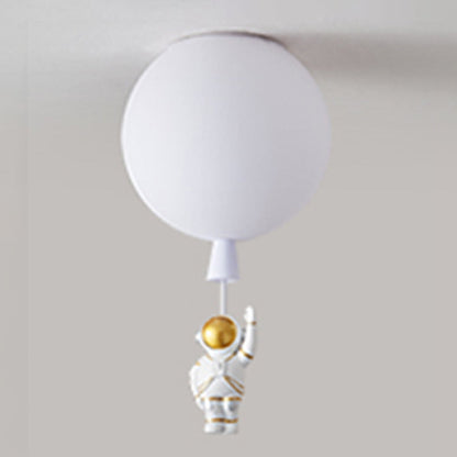 Aria Astronaut Balloon Flush Mount Ceiling Light, L 20/25/30/35cm