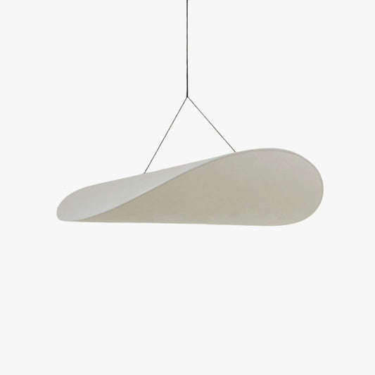 Lampada a sospensione Ritta vintage Art Déco in metallo bianco seta per soggiorno/sala/galleria d'arte