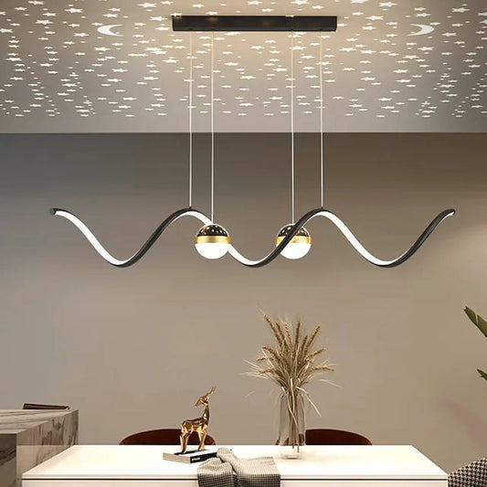 Arisha Nordic Globe golvend metaal/hanglamp