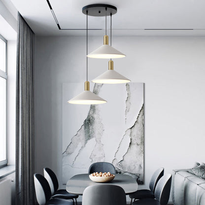 Aria Vintage Umbrella Monochrome Pendant Light