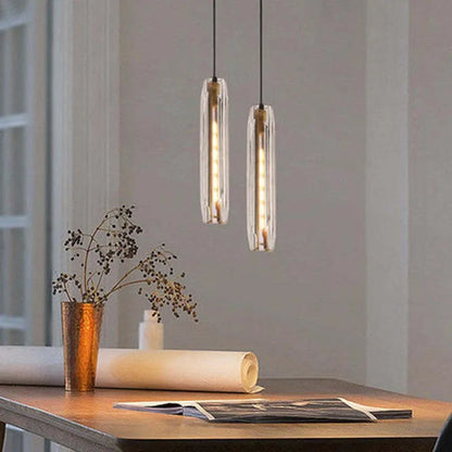 June Brass Designer Glass Pendant Lamp Smoky