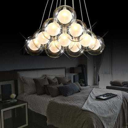 Lampe à suspension moderne à bulles Valentina, 5 styles