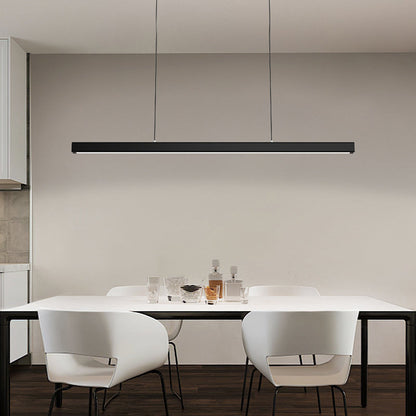 Orva Minimalist Classic Black & White Linear Pendant Light