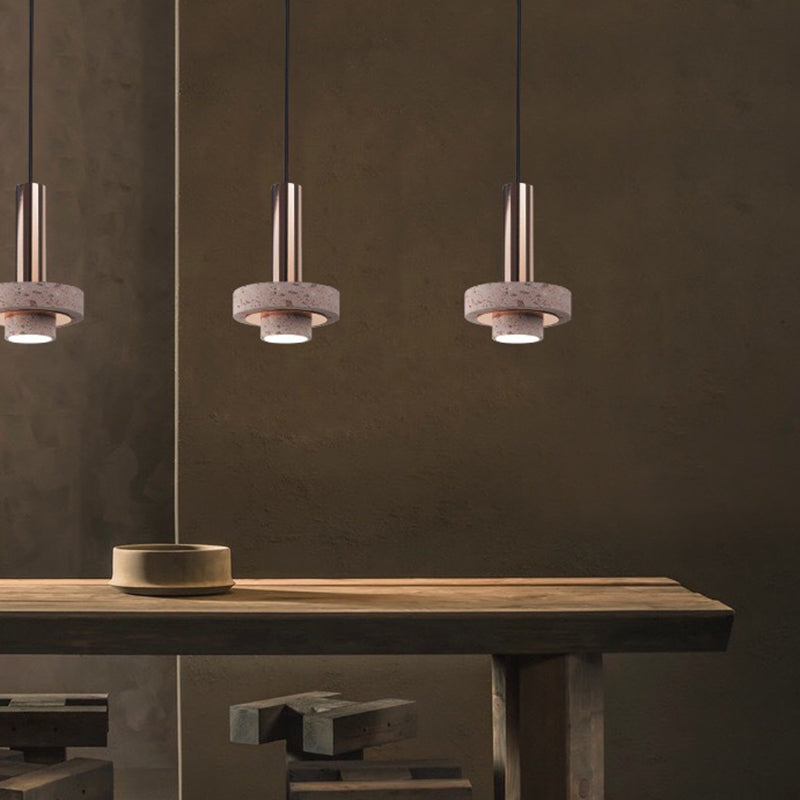 Arisha moderne bunte LED-Pendelleuchte im Art-Deco-Stil, Terrazzo