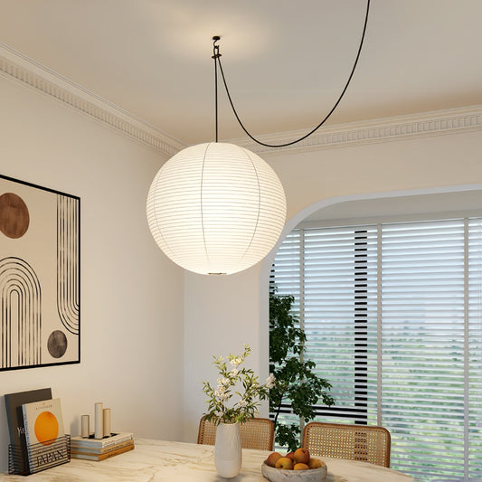 Ritta Hanglamp Wabi-sabi Globe Papier