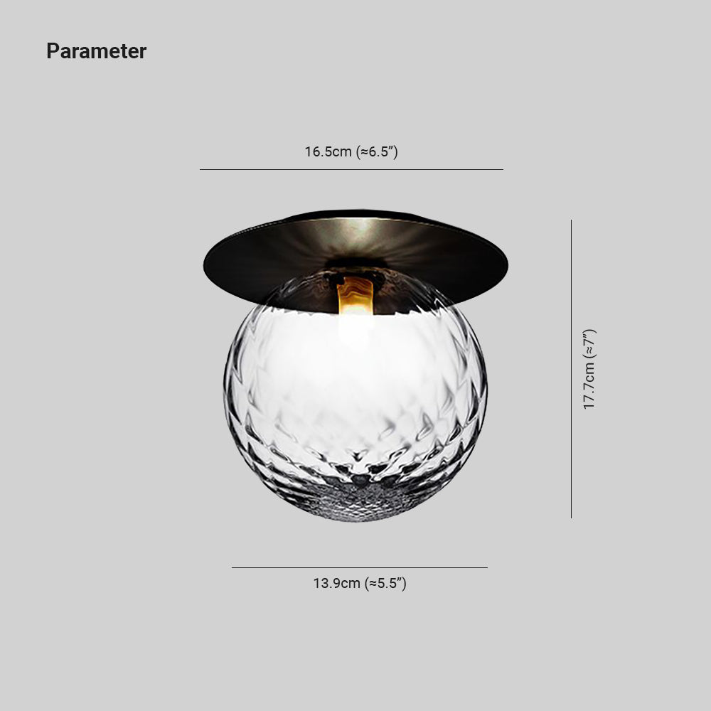 Melo Wall Lamp Chic Sphere Glass