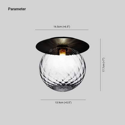 Melo Wall Lamp Chic Sphere Glass