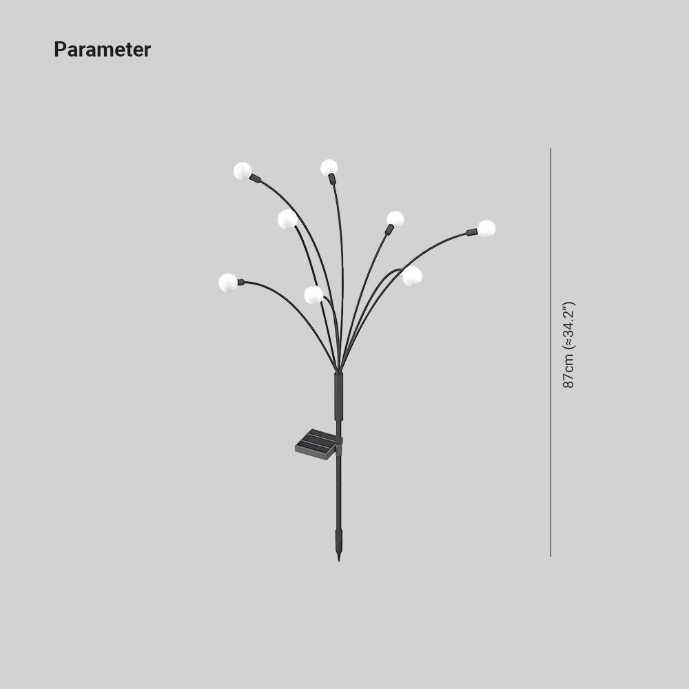 Ray Moderne Metall Firefly Multi Lampenfassung Außendekoration Pfostenleuchte