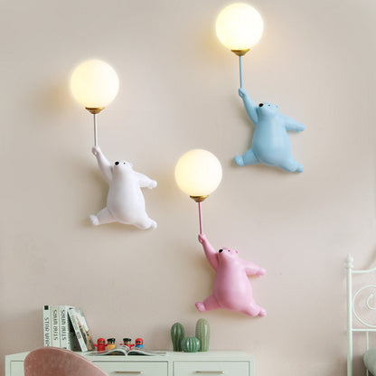 Applique Murale Liseuse Ourson Ballon