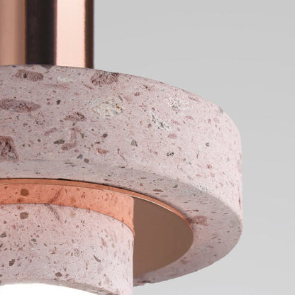 Arisha moderne bunte LED-Pendelleuchte im Art-Deco-Stil, Terrazzo