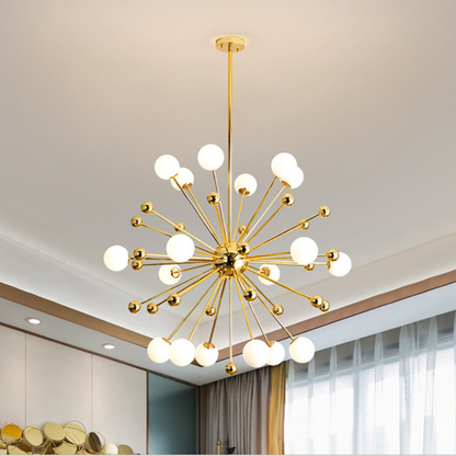 Silva moderne LED lustre or verre salon/salle à manger/chambre à coucher