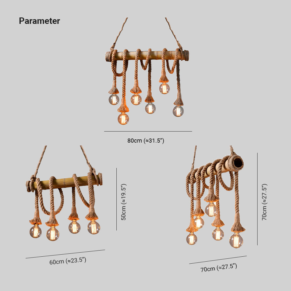Silva Vintage Retro Resin Pendant Light, flaxen
