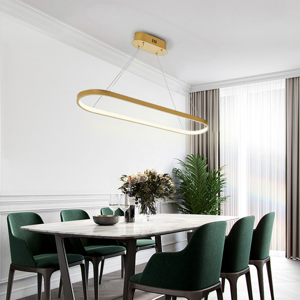 Suspension d'intérieur ovale minimaliste Junel