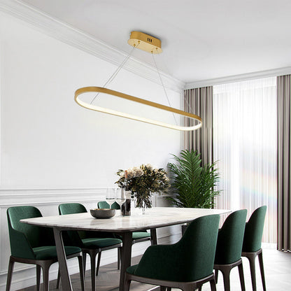 Suspension d'intérieur ovale minimaliste Junel