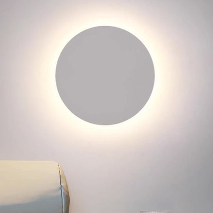 Klyne Minimalist Round/Square Outdoor Wall Lamp LED, Black/White