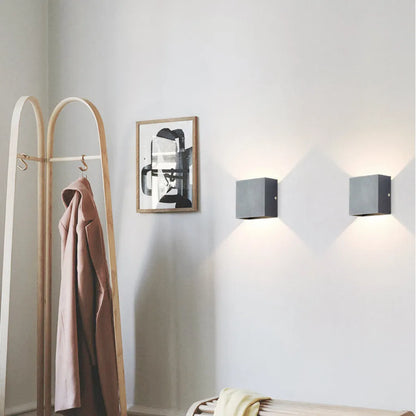 Nexu Modern Adjustable Square Outdoor Wall Lamp LED