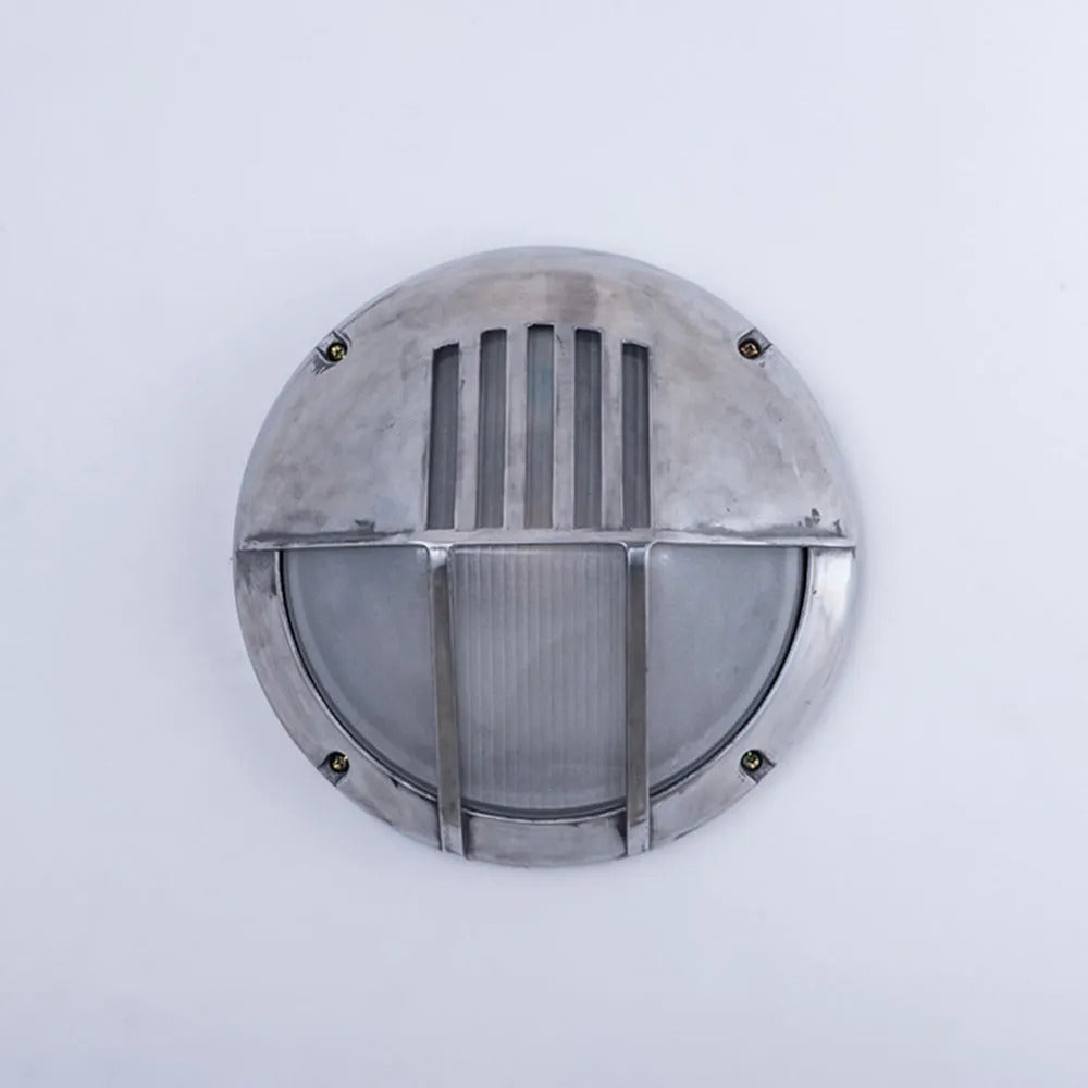 Wyre Wall Lamp Geometric Modern Metal Glass Outdoor