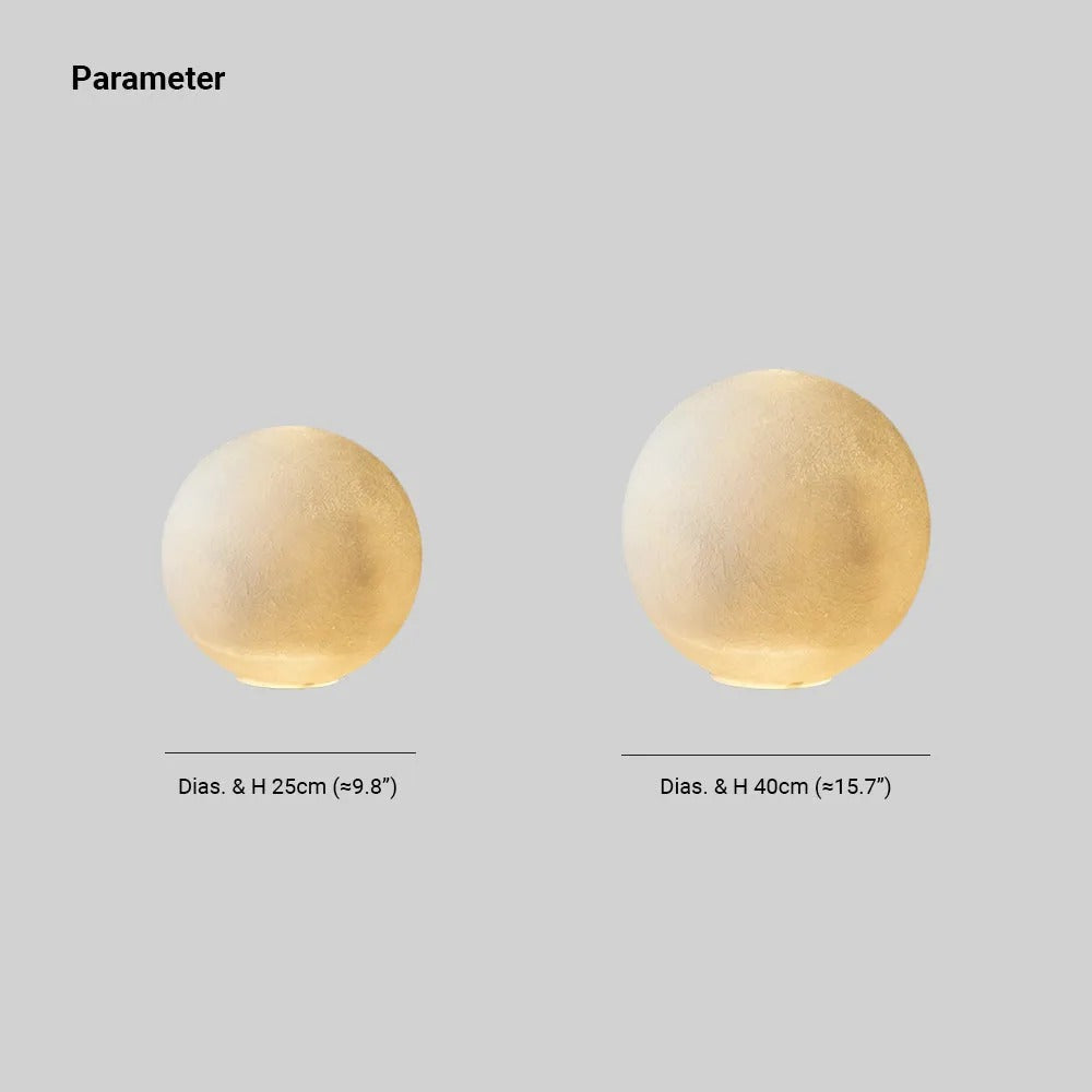 Mira Lampadaire décoratif moderne de rêve, globe lunaire, résine, chambre à coucher