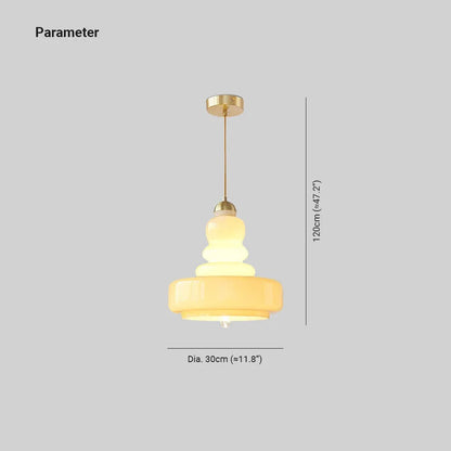 Candy French Pendant Light Glass