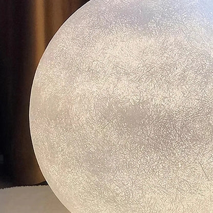 Mira Lampadaire décoratif moderne de rêve, globe lunaire, résine, chambre à coucher