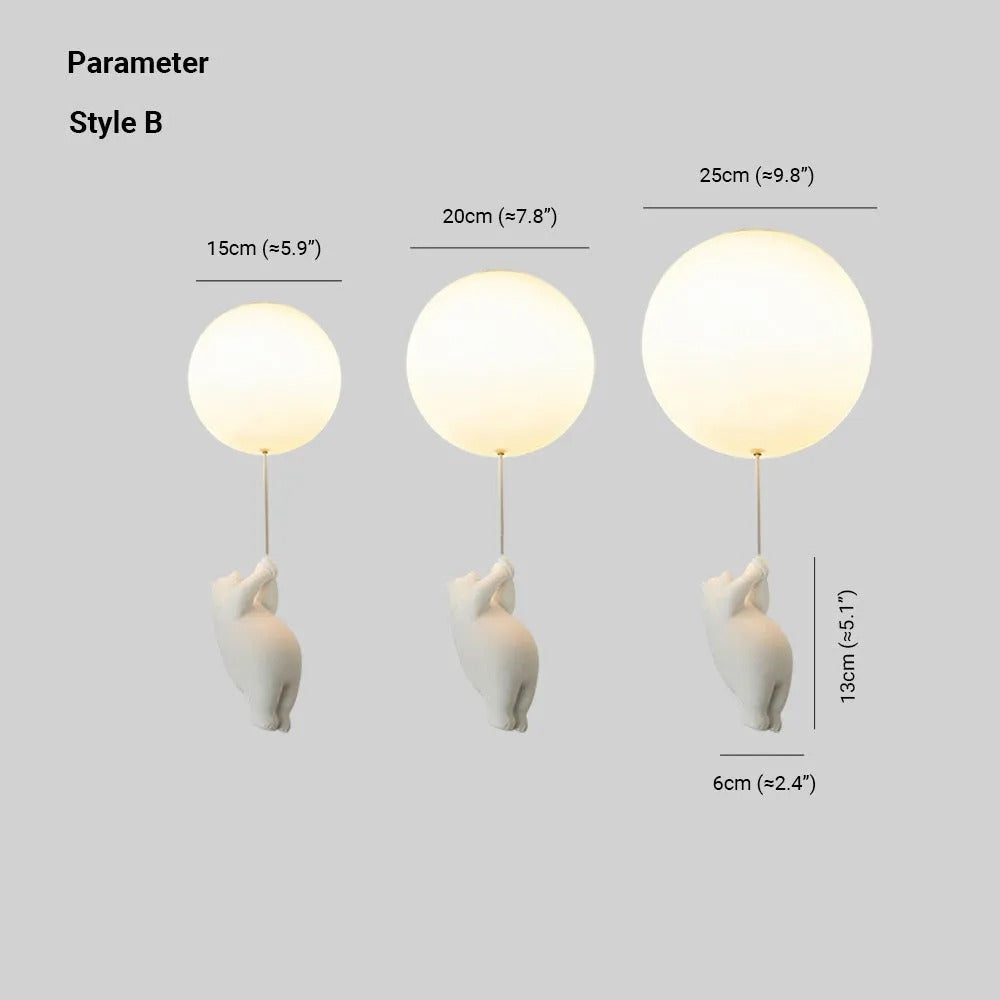 Plafonnier/Suspension Ourson