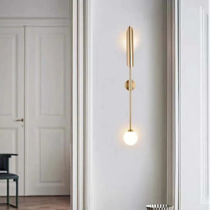 Phira Luxury Double-head Golden Scabbard Wall Lamp