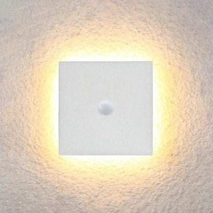 Klyne Minimalist Round/Square Outdoor Wall Lamp LED, Black/White