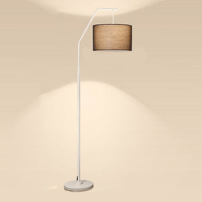 Eryn Cylinder Shape Floor Lamp, Over Arching Floor Lamp, Unique