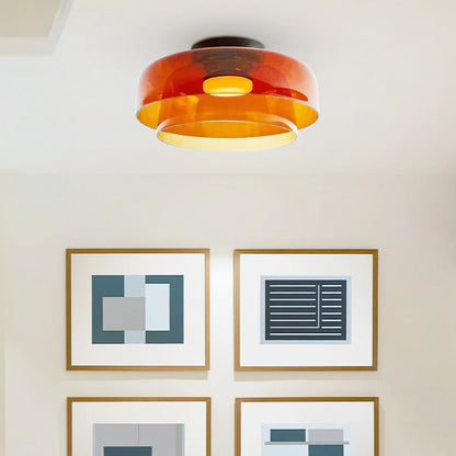 Aria Modern Simple Creative Glass Flush Mount Ceiling Light