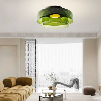 Aria Modern Simple Creative Glass Flush Mount Ceiling Light