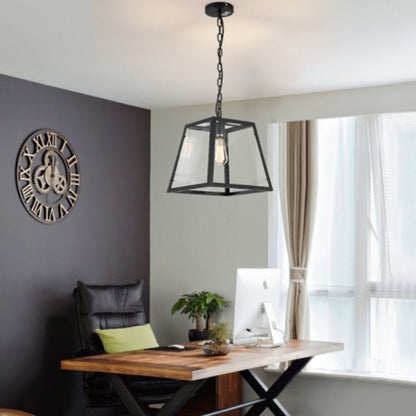 Epoch Industrial LED Modern Pendant Light Black/Glass Metal Kitchen/Bedroom/Living Room