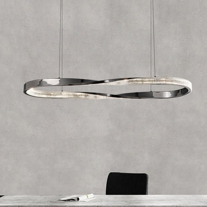 Kristy Pendant Light, Aluminium & Arcylic, 1/2 Rings, 2 Color