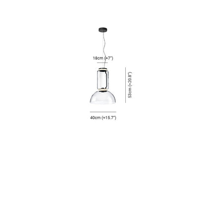Valentina Minimalist Combination Glass Pendant Light, Clear